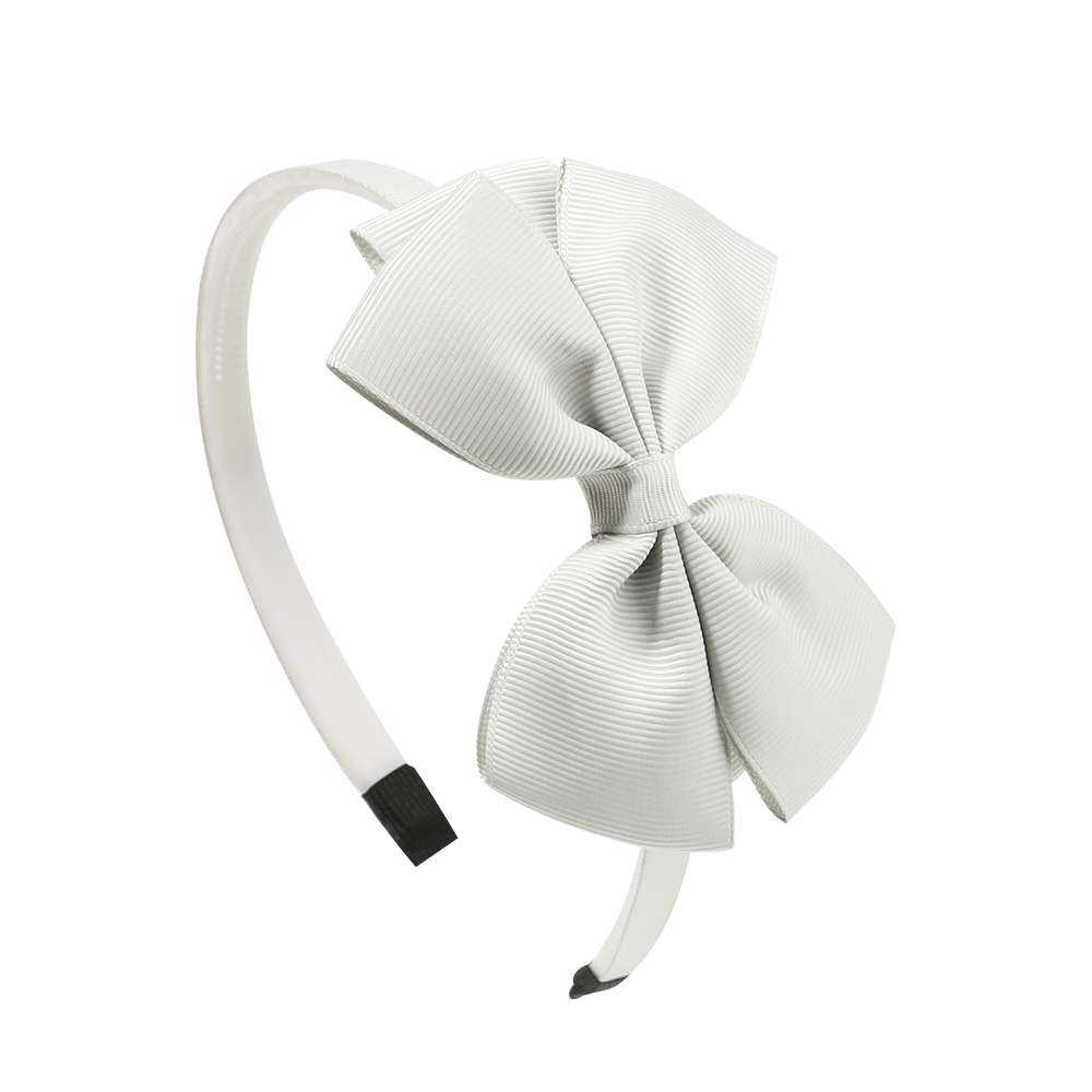 1 pieza, 20 colores, banda para el cabello con lazo, cinta bonita para bebé, lazos para el cabello hechos a mano, diademas, diadema, accesorios para el cabello para niñas: Café