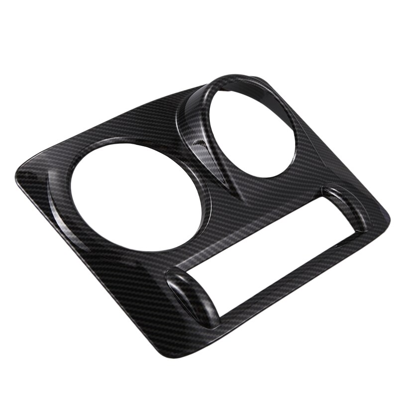 ABS Carbon Fiber Grain 4WD Four-Wheel Drive Panel Center Console Trim for 4Runner SR5 Limited