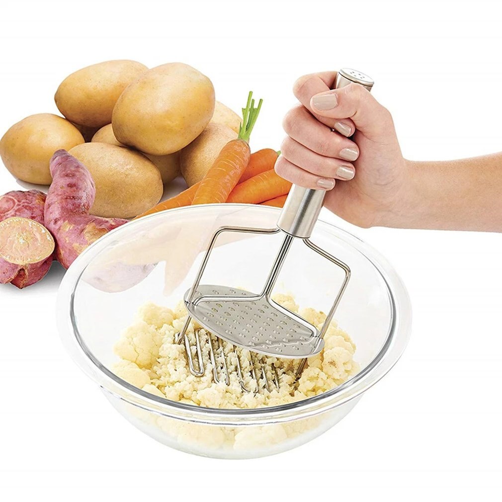 Broyeur manuel de pommes de terre en acier inoxydable, manuel, coupe-frites, outils de cuisine