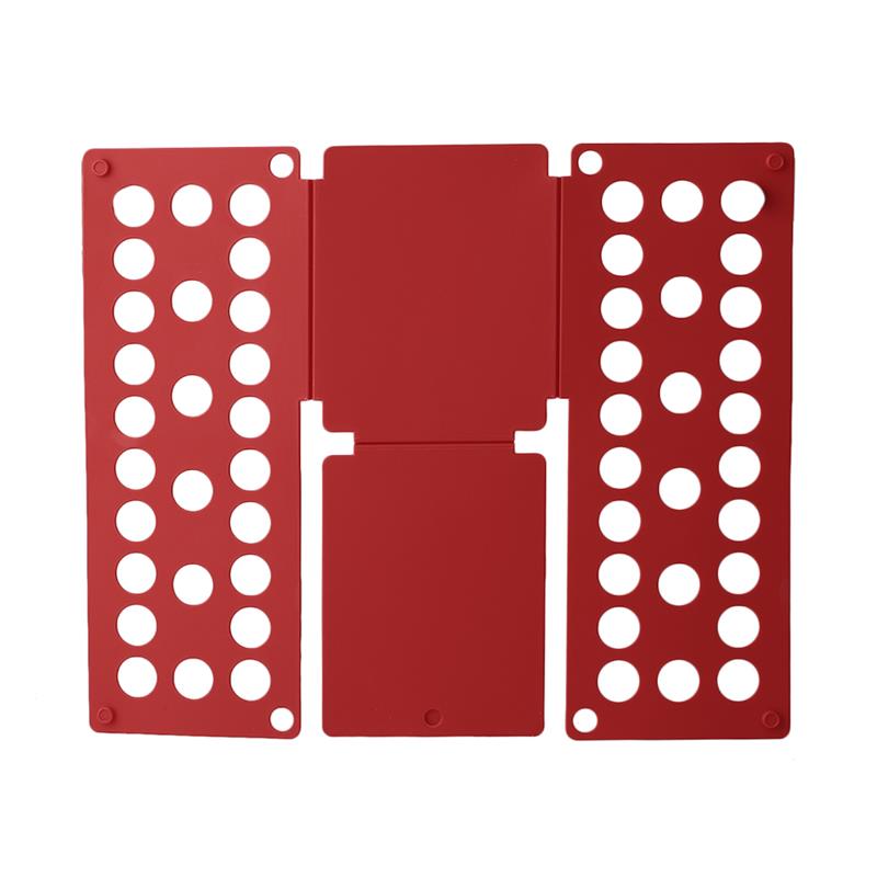 7 kleuren Quick Kind Kleding Vouwen Board Closet Organizer Kleding Mappen Boards Kleding Organizer Wasserij Thuis Opslag: Rood