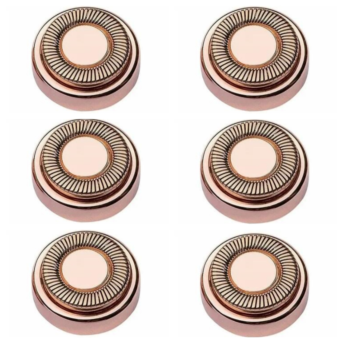 Vervangende Meskoppen Voor Vlekkeloze Gezichtshaarverwijderaar Vervangende Messen Voor Oude Finishing Touch Vlekkeloze Ontharing: Rood