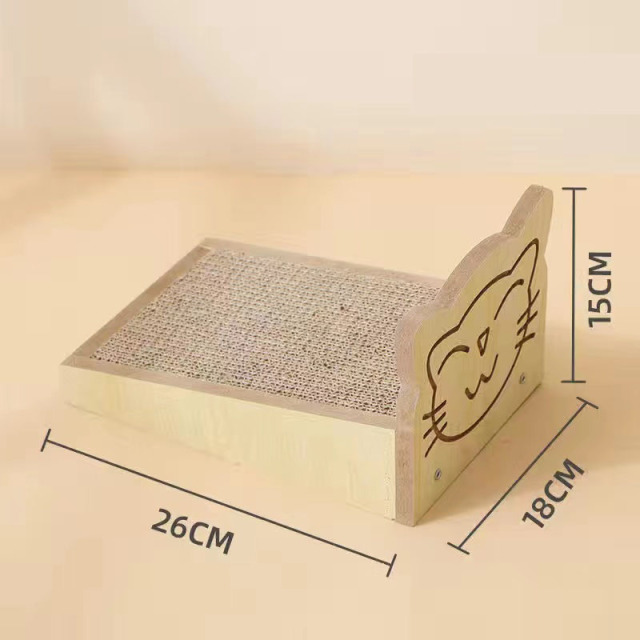 Cat Scratch Board Cat Vertical Corrugated Paper Cats Toys Cats Grinding Claw Climbing Toy Accessories Pet Furniture Supplies: Small yards