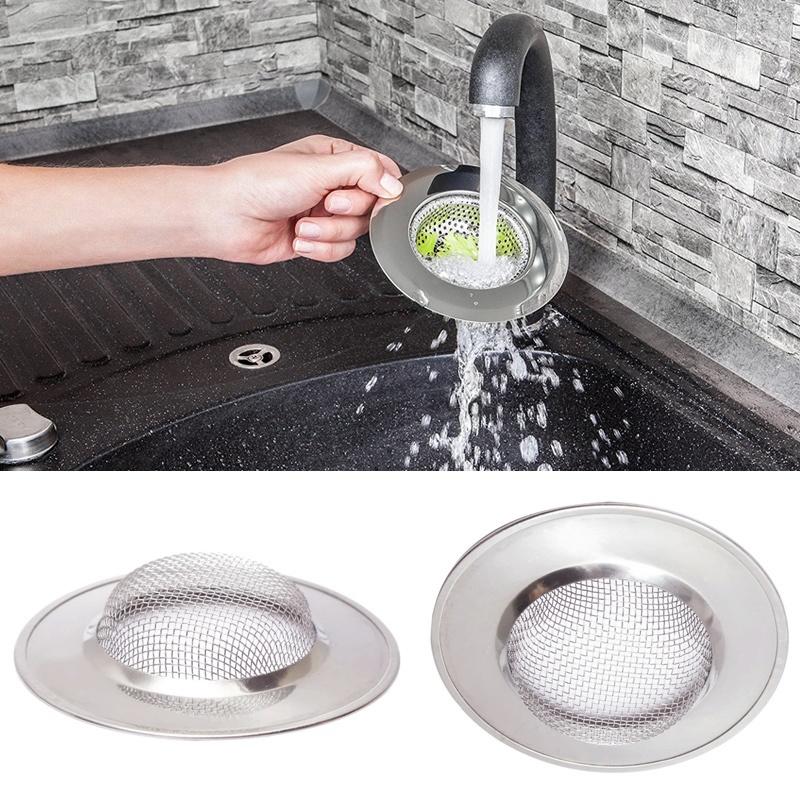 Colador de desagüe de acero inoxidable para cocina, desagües de lavabo, alambre de púas, tapón de filtro de alcantarillado, colador de cocina, herramienta de prevención de residuos
