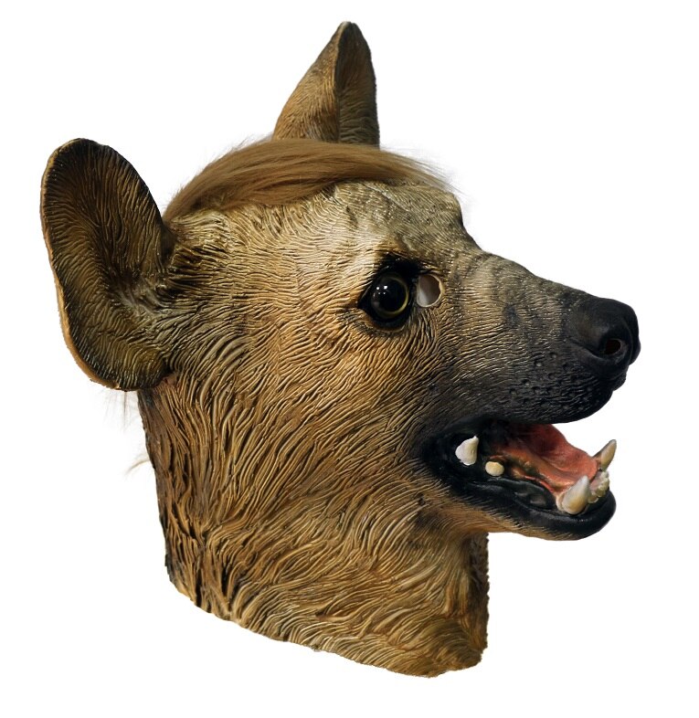 Masque de hyène de Latex aérien de chien de berger allemand d'animal sauvage pour la fête d'halloween