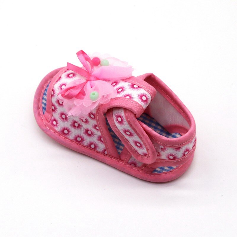 Toddler Baby Girl Sandals Soft Sole Baby Shoes Anti-slip Sandals Prewalkers Bowknot Walking Shoes For Girls