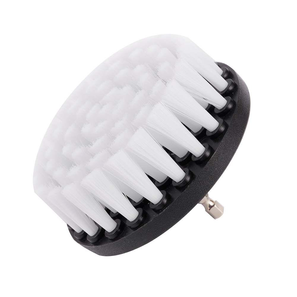4-inch zachte boorborstelbevestiging voor het reinigen van tapijt en leer en bekleding van glazen banden Elektrische scrubberboor