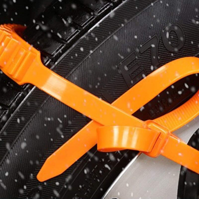 10PCS Car Tire Chains Universal Tyre Chains Anti-skid Emergency Plastic Wheel Ch