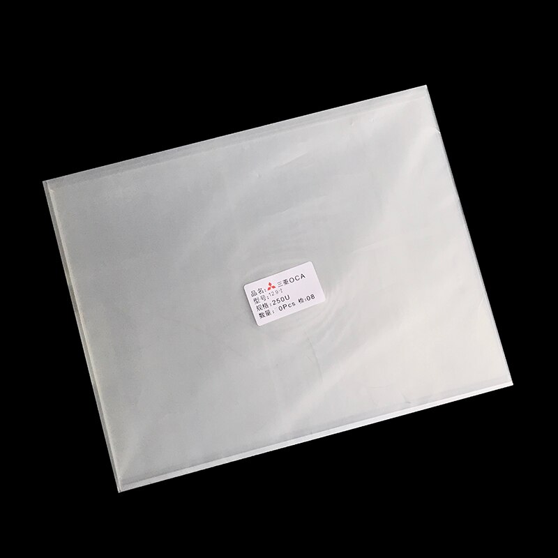 10pc 250um OCA Glue 7 8 9.7 10.1 11 12.9 15.6 inch OCA Optical Clear Adhesive Glue Phone & Tablet Glass Lens Film