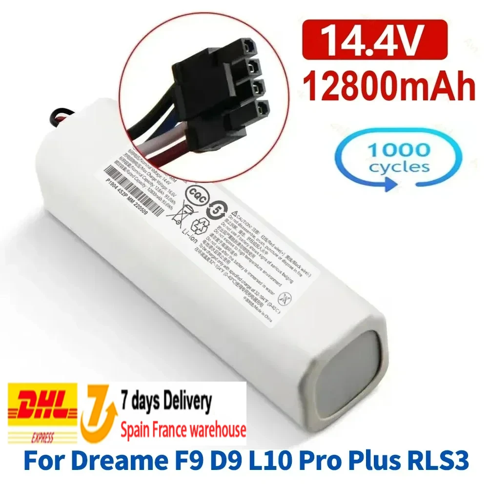 Originalr Replacement P2008-4S2P-MMBK Battery For Dreame F9 D9 L10 Pro Plus RLS3 RLS5 RLS5L RLS5D Accessories Parts battery