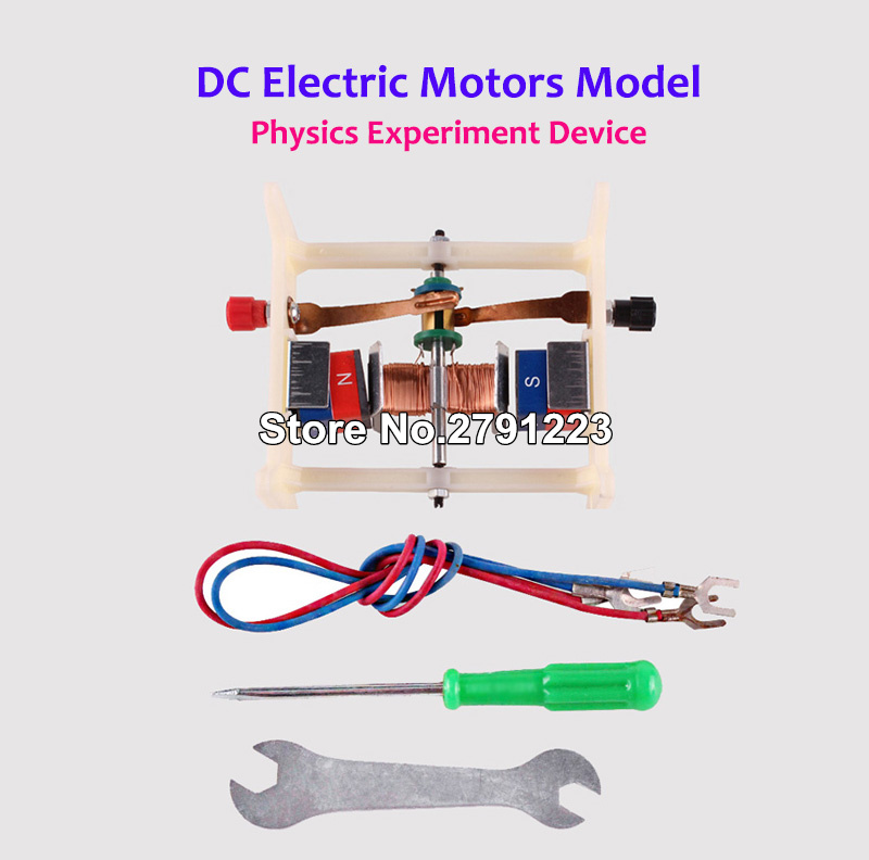 Elektrische Motor DC Elektromotoren Model Experiment Apparaat School Natuurkunde Elektrische Elektromagnetisme Experiment Onderwijs Supply