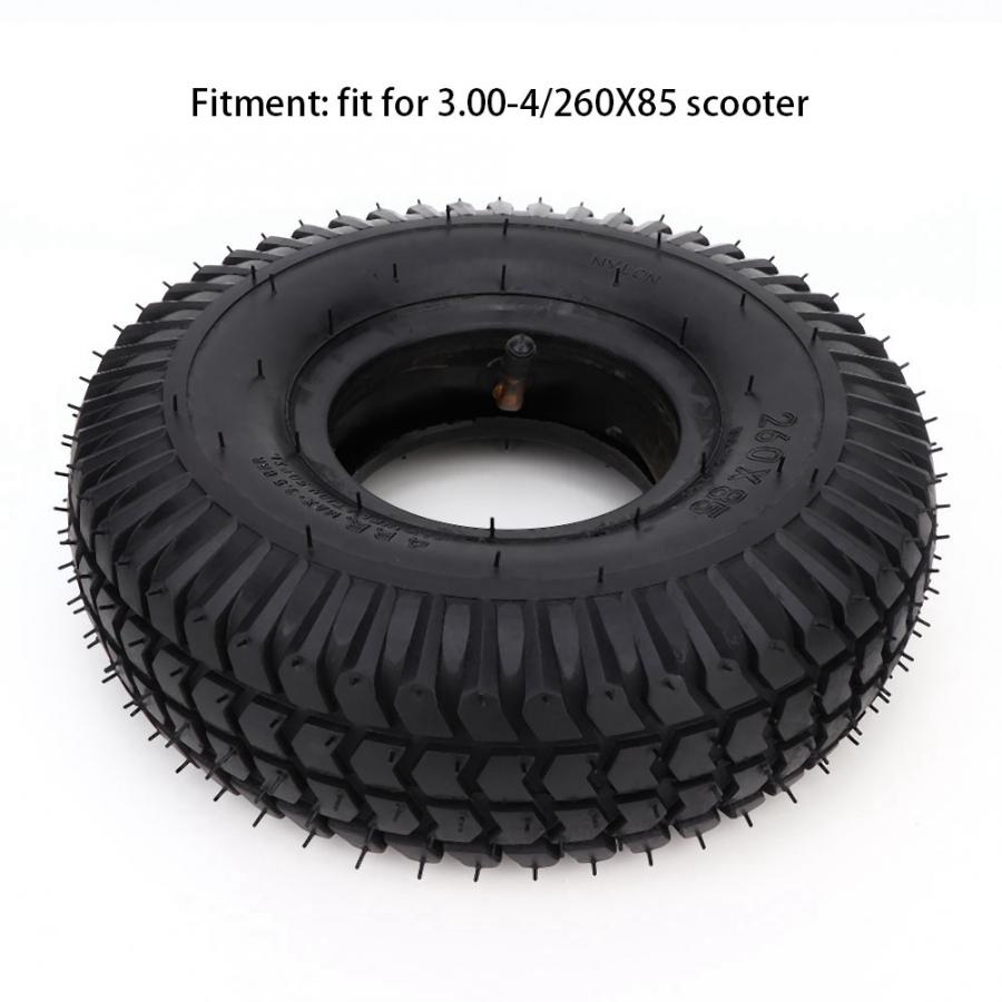 Odporna na zużycie opona 3.00-4/260X85 + dętka robić wymiany wózka inwalidzkiego na starą lub uszkodzoną oponę skutera elektrycznego