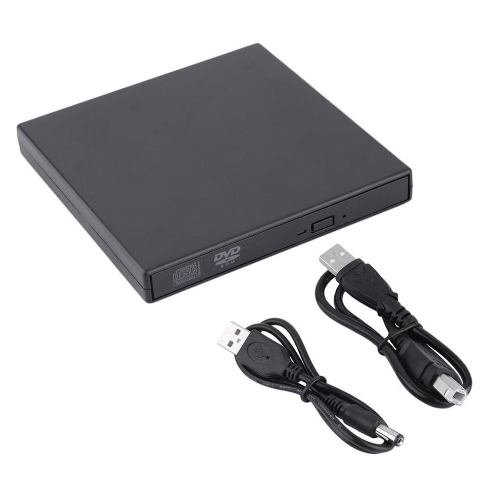 Externer DVD-Rom Optisches Laufwerk USB 2,0 CD/DVD-Rom CD-RW Spieler Brenner schlank Tragbare Leser Recorder Portatil Für Laptop