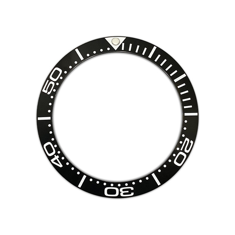 38Mm Gebogen Keramiek Bezel Insert Ring Past Skx007 Skx009 Srpd Gmt Sub Zeepaardje Horloge Case Mannen Horloge Ring Refitting Delen