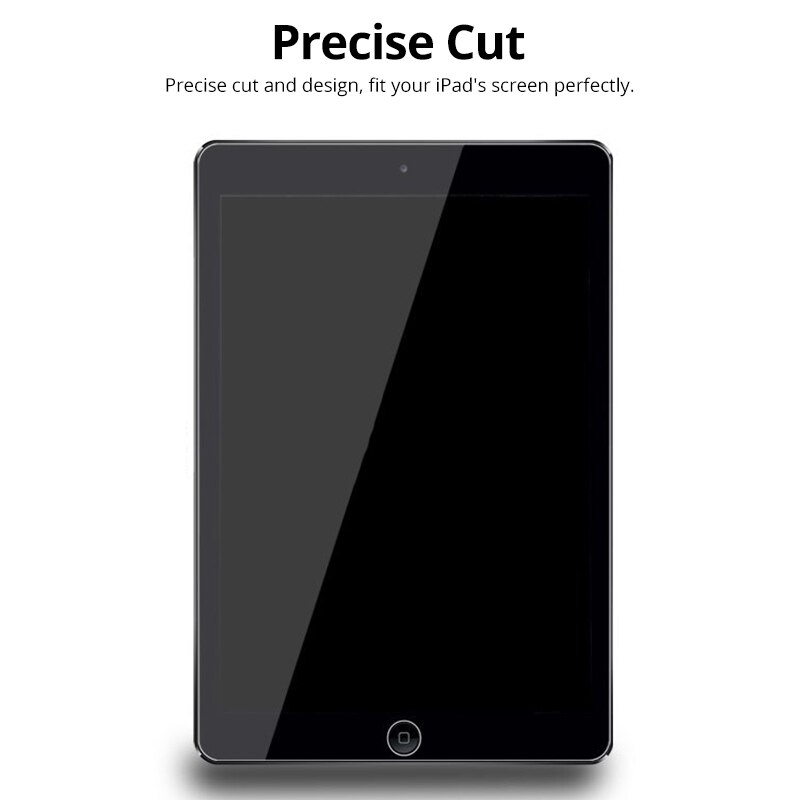 9H 2.5D Tempered Glass for iPad 10.2 Air 1 2 9.7 Mini 3 4 5 Pro 10.5 11 7th 6th Generation Screen Protector
