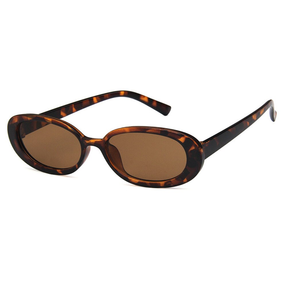 Gafas de sol con montura ovalada pequeña para mujer, anteojos de sol femeninos de estilo Retro Elipse, con protección UV400, gafas de senderismo para exteriores: C05
