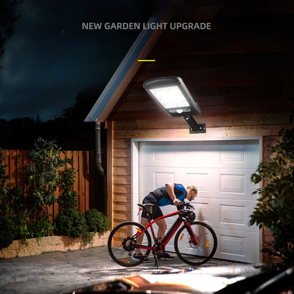 Solar Powered Motion Sensor Outdoor Wall Light Waterproof Garden Decoration Lighting Courtyard Porch Fence Driveway Street Lamp