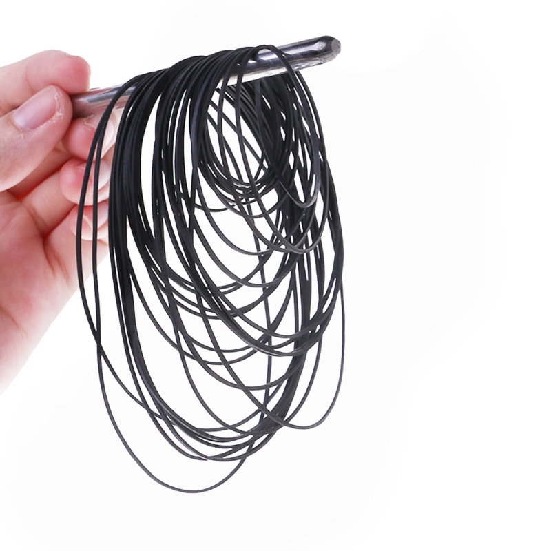 50 Stuks/100 Stuks Rubberen Riemen Voor Cassettespelers Dvd Platenspelers Veelzijdige En Duurzame Cassettespeler Riemen 0.7X0.7Mm