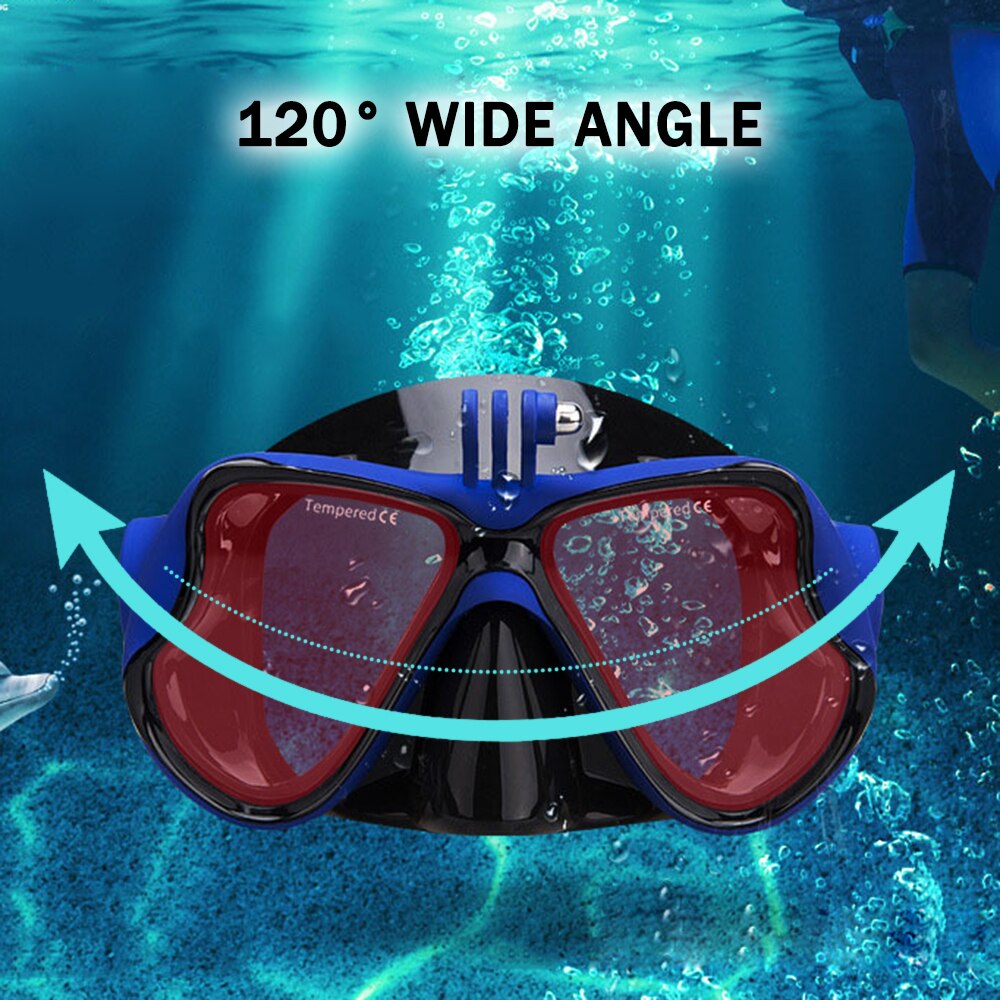 Dry Snorkel Mask Set Snorkeling Gear Foldable Snorkel Goggles Anti Fog Tempered Glass Snorkel Goggles for Swimming Scuba Diving
