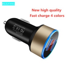 BSLIUFANG podwójna ładowarka USB szybkie ładowanie 3.0 dla adaptera telefonu dla Huawei Mate 30 Tablet telefon komórkowy ładowarka samochodowa szybka ładowarka