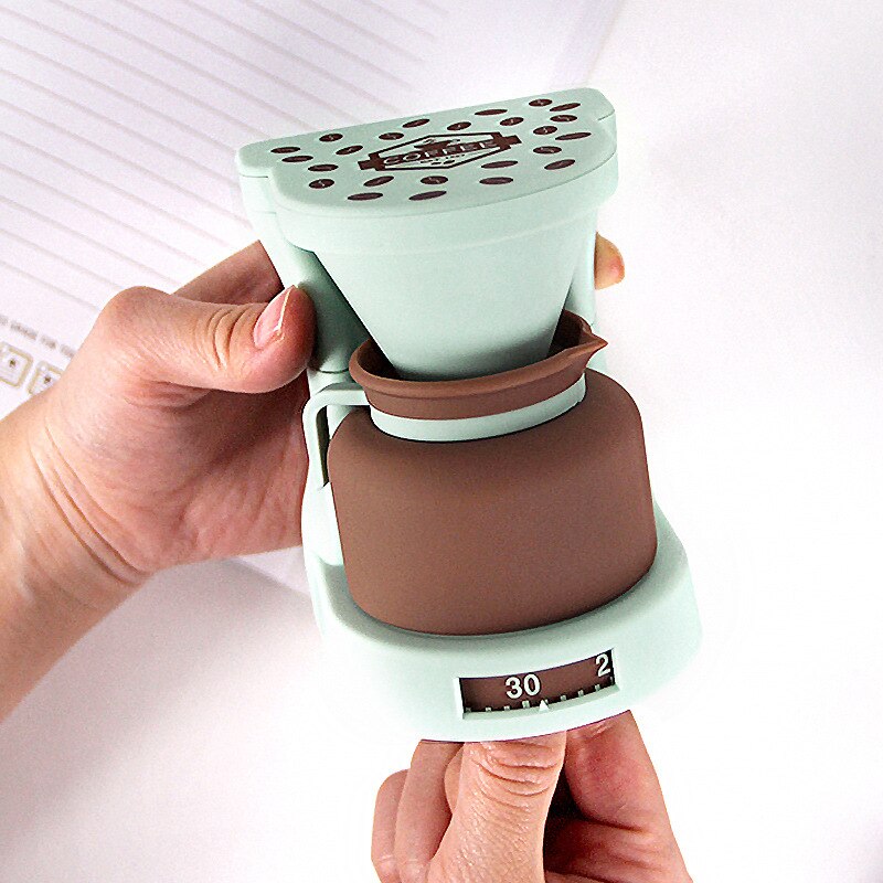 Coffee Boiling Rain Pour Device Student Cute Time Manager Timer Mechanical Reminder Timer Kitchen Timer