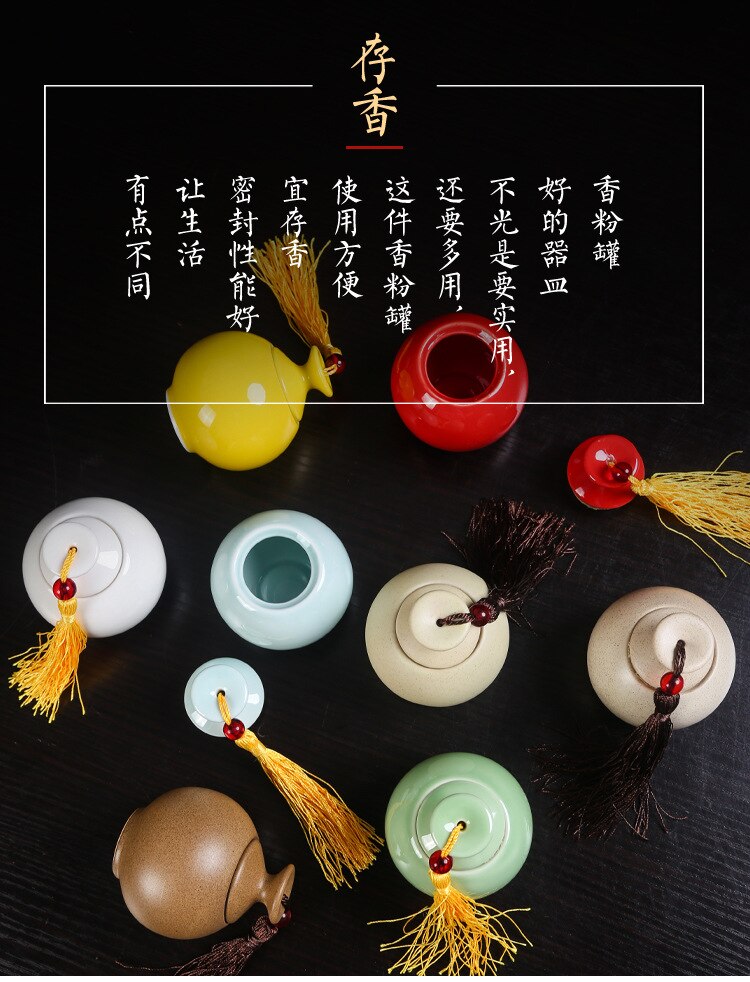 Wielofunkcyjne uszczelnione słoiki ceramiczne różne puszki na herbatę słoiki ceramiczne zamknięte puszki pojemniki w proszku puszki słoiki wielokolorowe słoiki