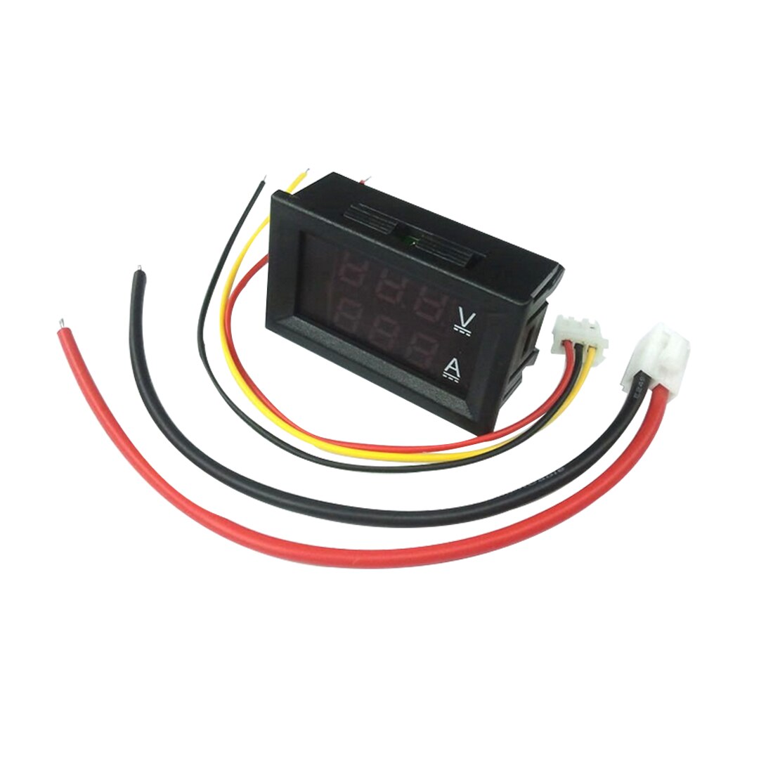 V A Dc Voltmeter Amperemeter Blauw Rood Led Dual Digitale