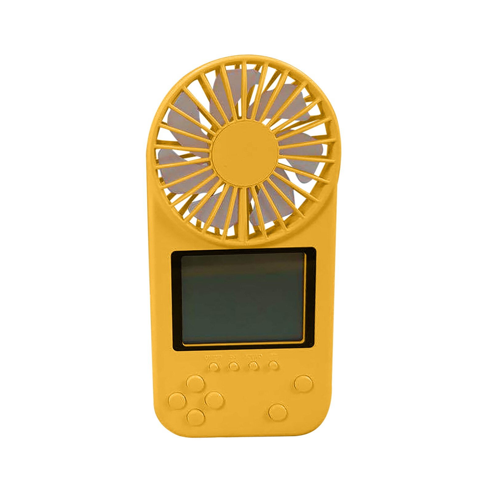 Pocket USB Game Fan ,Small Fan DC Mini Air Cooler Ventilador Nostalgic Game Consoles ,Decompression Toy,Summer Artifact: Yellow