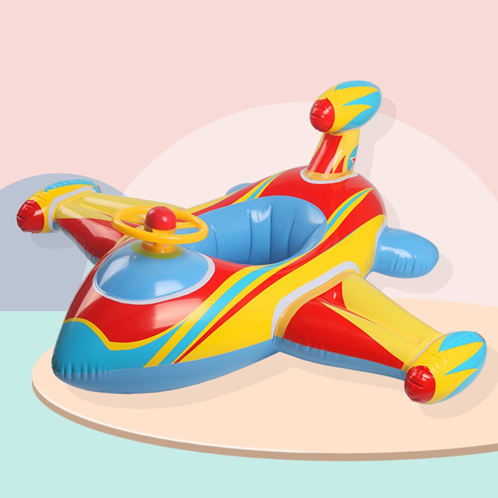 Aufblasbare Flugzeug Schwimmen Ring Sitz Schwimm freundlicher freundlicher Sicherheit Strand Spielzeug