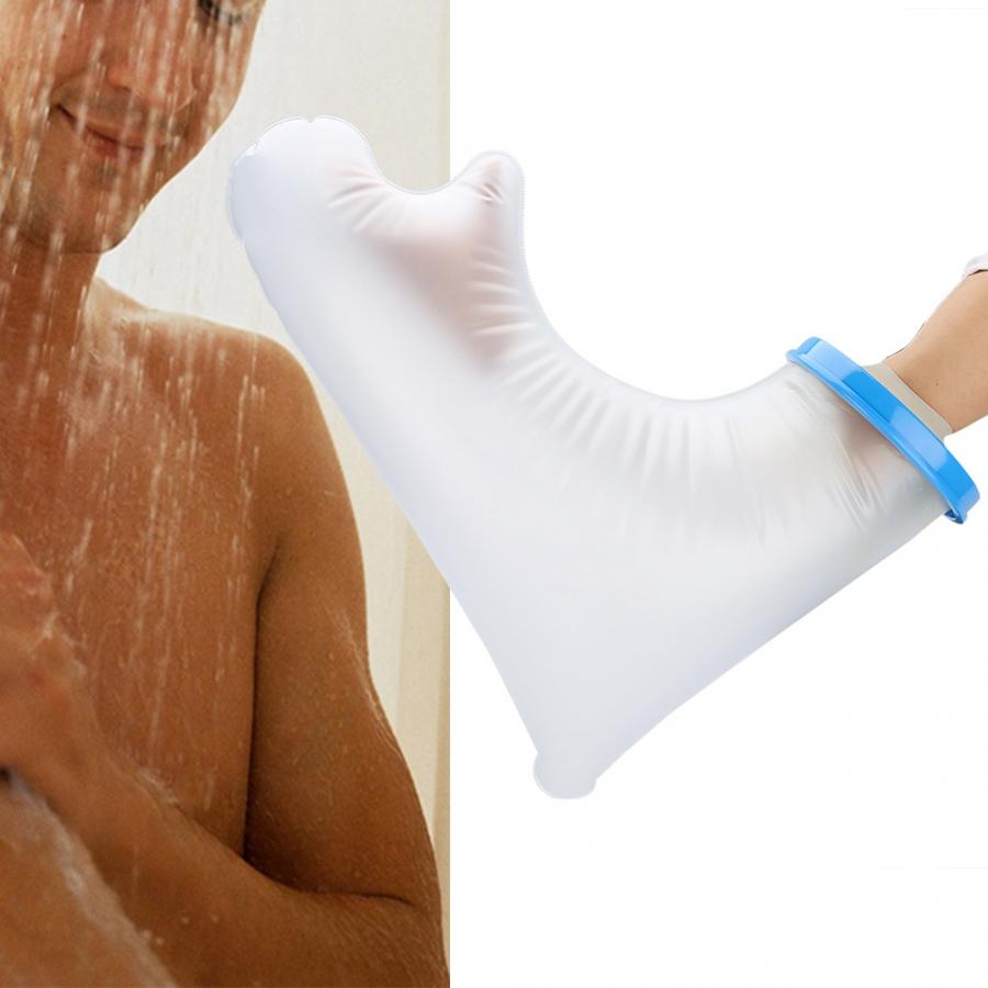 Protector de vendaje fundido impermeable ajustable para adultos, Protector de rotura de heridas, rodilla, muslo, pantorrilla, mano, brazo, cubierta de tobillo para ducha, Corrector: Long arm