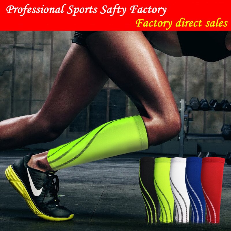 2PCS Base Layer Compression Shin Guard Men Women Calf Support Sleeve Cycling Sock Running Football Basketball Sports Leg Warmers