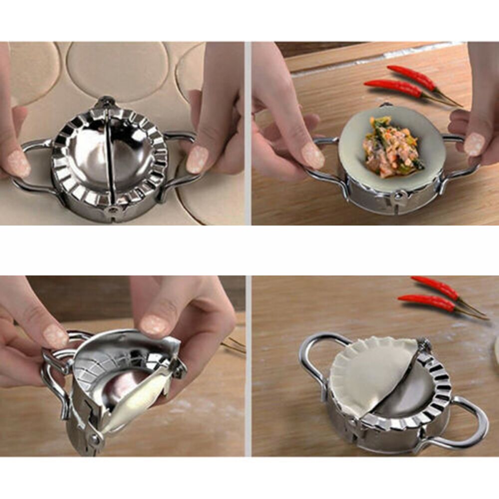 Dumpling Pierogi Pasties Ravioli Gyoza Dough Cutter Maker Mould DIY Tools Set UK