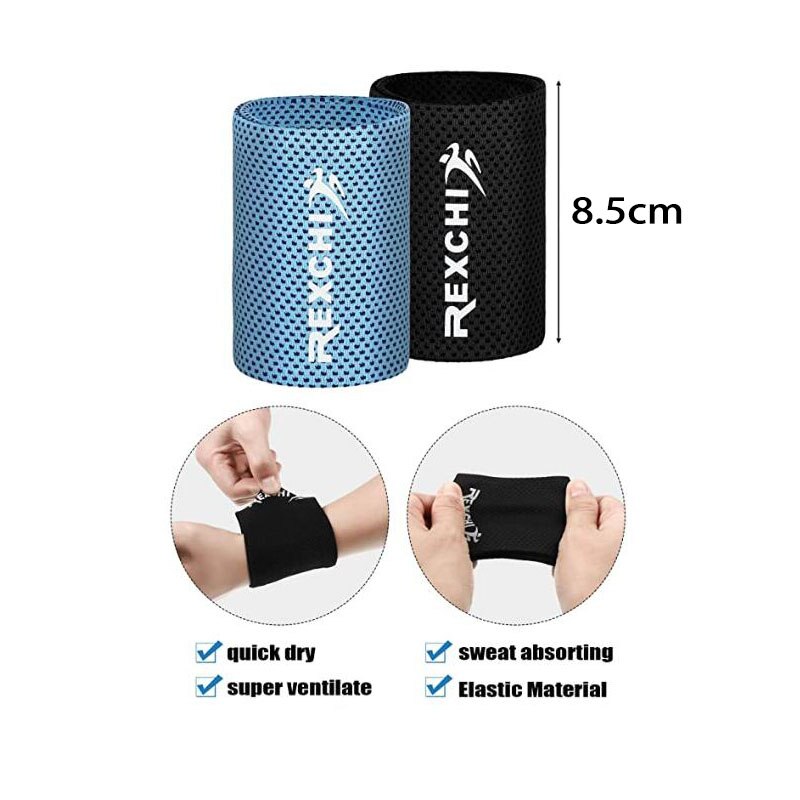 Cooling Polsband Zweetbandjes Sport Pols Bandjes Zweet Bands Voor Vrouwen Gym Yoga Volleybal Sport Levert Brace Ondersteuning