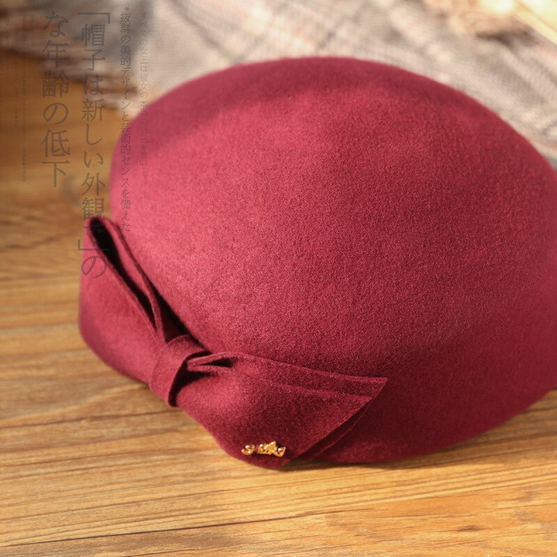 Cappello da hostess cappello da pittore autunno/inverno nuovo signora berretto di lana