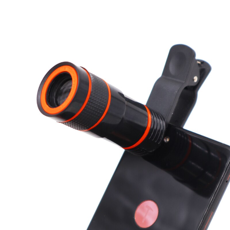 Clip Universal 8X Zoom lente telescópica para teléfono móvil lente de cámara externa para teléfono inteligente para iPhone Samsung Huawei