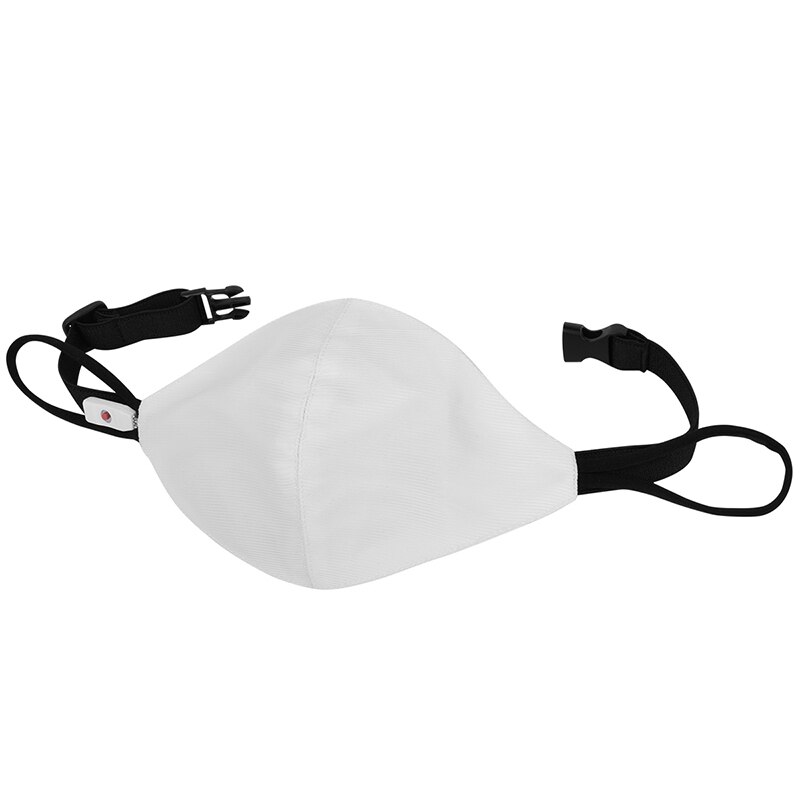 Led light up ansiktsmask 7 färglampor usb uppladdningsbar glödande lysande mask för dansfest festival maskerad  b2 csh: Vit