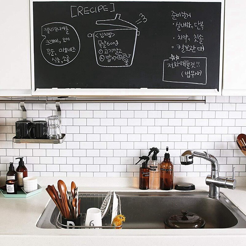 Piastrelle a buccia e Stick Backsplash piastrella della metropolitana per cucina bagno lavanderia rimovibile 3D metropolitana piastrella da parete 5 pezzi