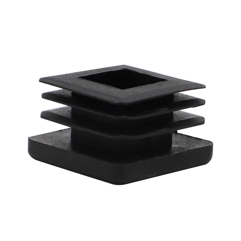Pack of 10 1" inch Square Tube Hole Plug Plastic End Cap 1x1 Inch Tubing Insert Glide