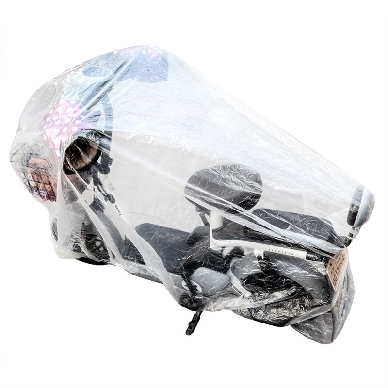 Motorcycle Cover Disposable Transparent Protector Covers Waterproof Dustproof R3MD