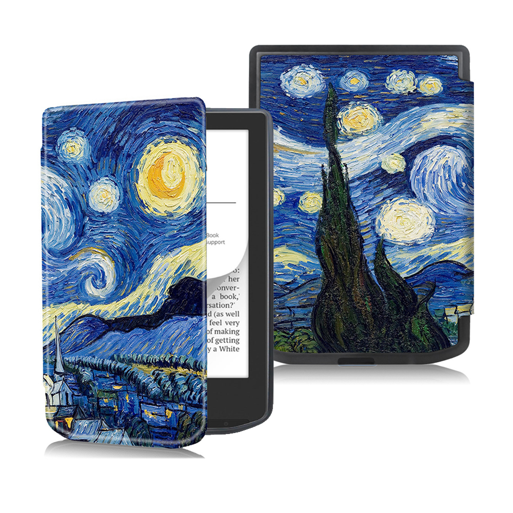 Slim Case for All 6" Vivlio Light / Vivlio Light HD e-Reader Released) - PU Leather Folio Cover with Auto Sleep/Wake: eleven / PURPLE