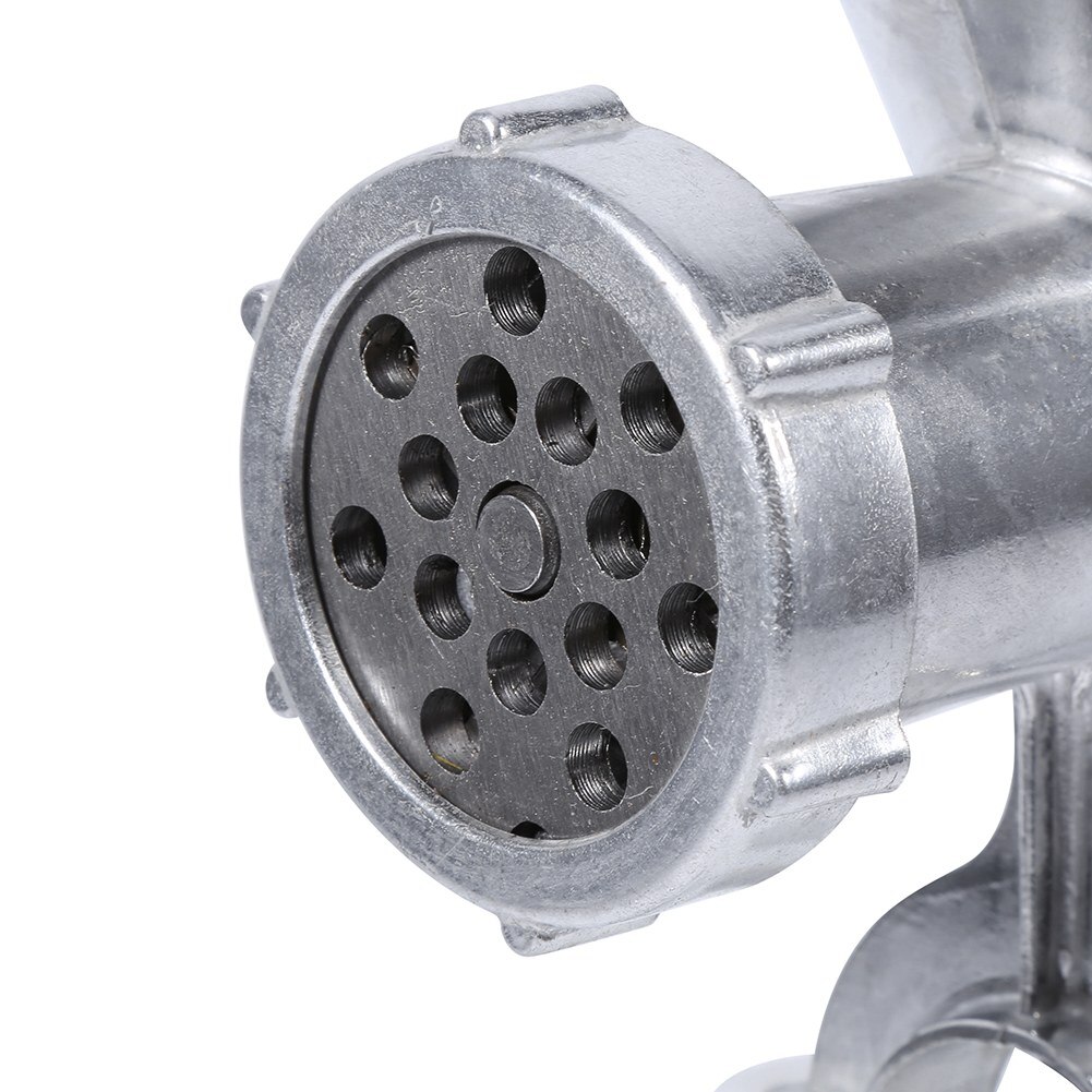 Aluminium Alloy Hand Operate Manual Meat Grinder Sausage Beef Mincer Table Kitchen Home Tool