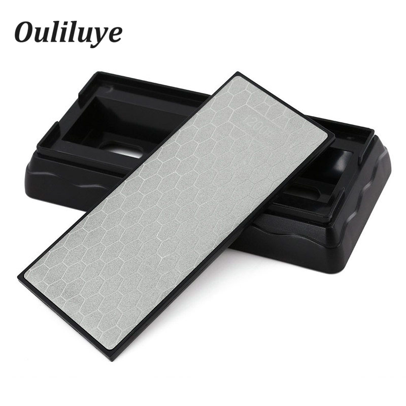 Double-sided Knife Sharpeners Sharpening Stone Diamond Plate Convenient for Kitchen Knives Whetstone Cutter Tool