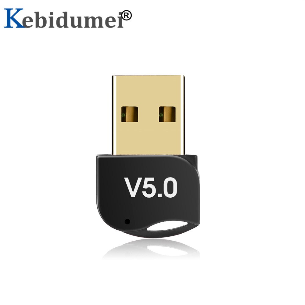 Kebidumei Bluetooth 5.0 アダプタコンピュータ Pc ワイヤレス USB Bluetooth トランスアダプタ用マウスキーボード