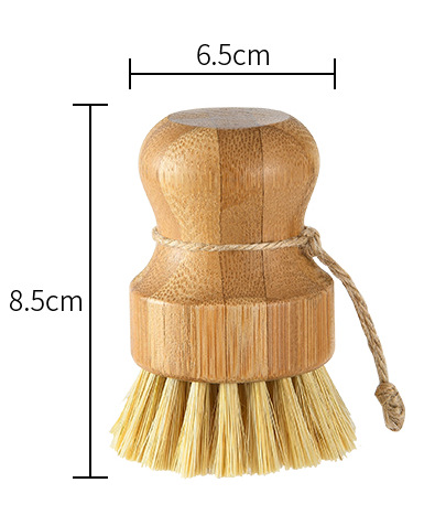 Brosse à vaisselle en bois de hêtre, manche long, outil de cuisine, ménage, livres menage nettoyage brosse vaisselle brosse de nettoyage pinceau patisserie brosse vaisselle cuisine eponge poignée brosse vaisselle bois: Bourgogne