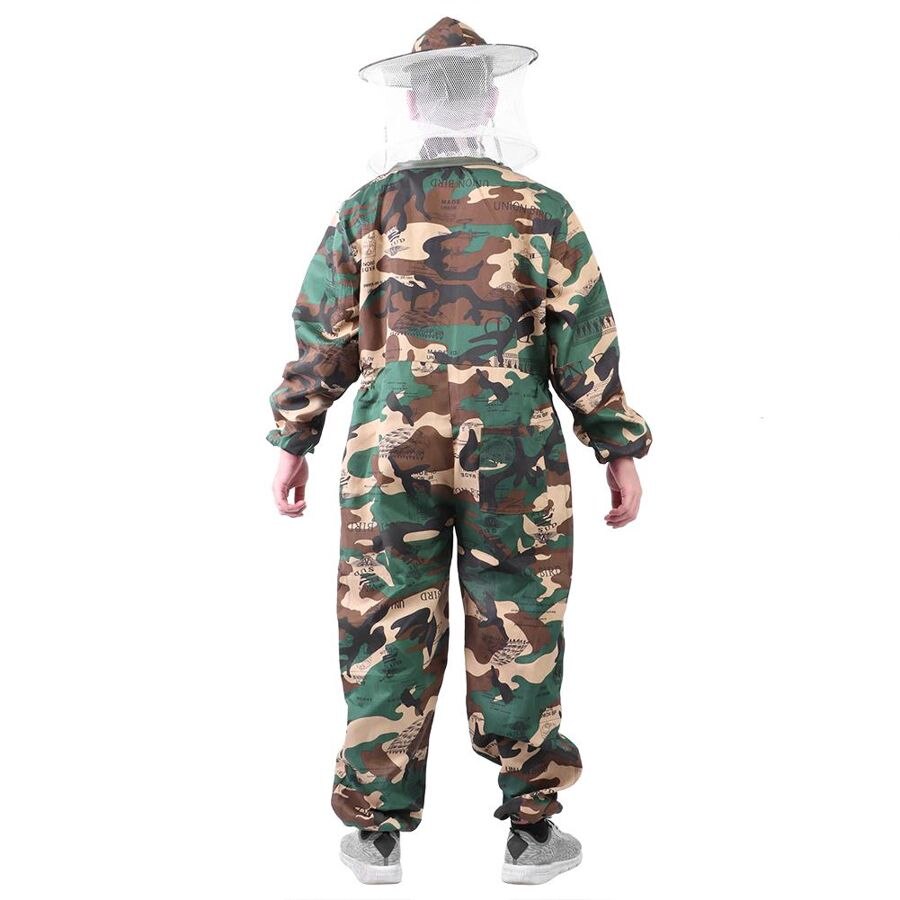 Polyester Cotton Beekeeping Jacket Protective Bee Suits Smock Beekeeper Equipment