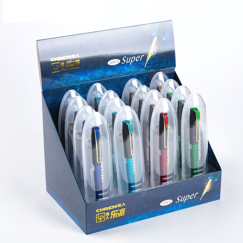arc-en-ciel couleur EF plume stylo plume pour enfants écriture école fournitures de bureau papeterie stylo écriture outil stylos encre sac