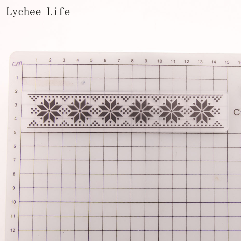 Lychee Leven Bloem Embossing Map Stencil Sjabloon Voor Diy Scrapbook Album Kaart Maken Craft Decoratie