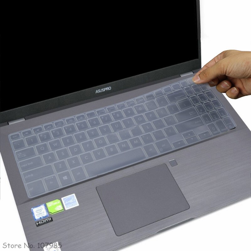 For ASUS ExpertBook B1 B1500 B1500C ExpertBook L1 L1500 PX555 PX555C B1 L1 15.6" Silicone Laptop Keyboard Cover Skin Protector: Clear