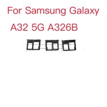 1 stück sim-kartenhalter für samsung galaxy  a32 (5g a326b sim-karten-steckplatz, adapterbuchse, reparaturteile)