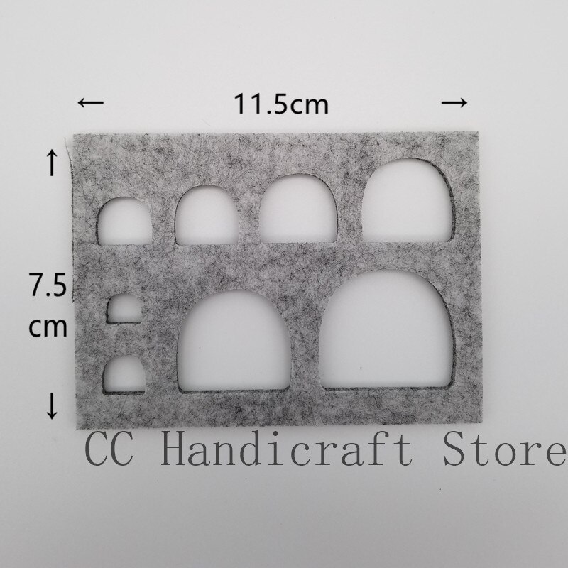 Wool Felt Handmade Animal Felt Template Felt Shapes Felting Cat Nose&ear&eyes DIY Craft Needle Felting Tools Needle Felting Tool: 5