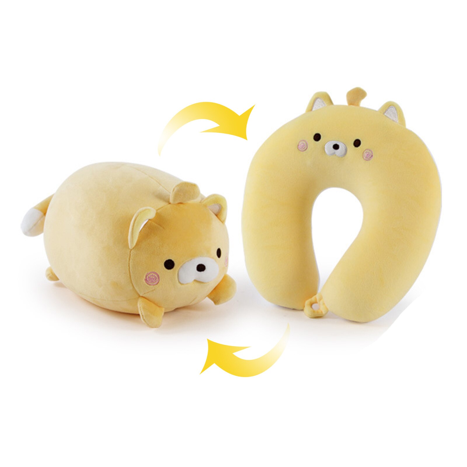 Plush Toy Cartoon Pillow Soft Dolls Adults Soft Comfortable Pillow Cartoon Indoor Animal Doll Pillow Hoilday Suffed Toys: C